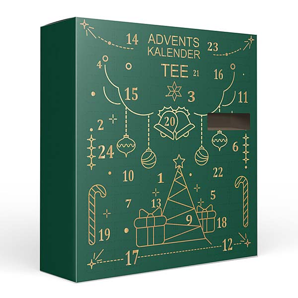 Tee-Adventskalender "Grüne Weihnachten"