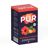 PUR - Hagebutten & Hibiskus Tee - Bio