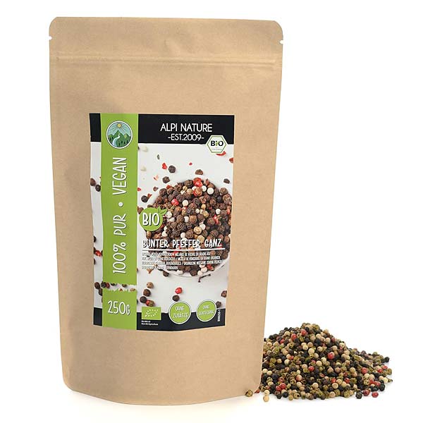 Pfeffer bunt - Bio - 250g Beutel