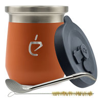 Yerba Mate Set Terolid Dualflow Pro von Un Mate - Rot