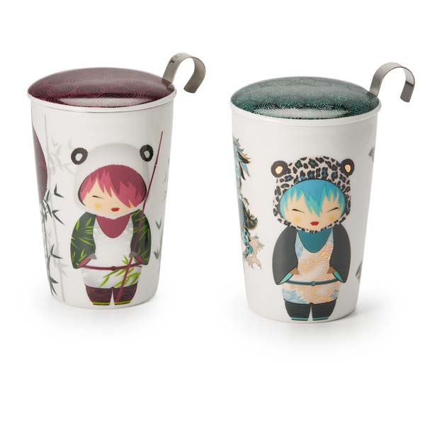 Kräutertasse "Little Animals" - 2 Stück - 2-fach sortiert von TEAEVE