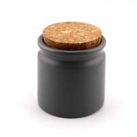 Keramikdose mit Korkdeckel
