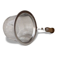 Teesieb mit Bambusgriff