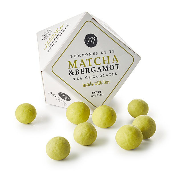 Schokoladenpralinen - Matcha Tea Chocolate & Bergamotte