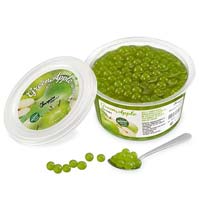 Grüne Apfel-Fruchtperlen für Bubble Tea - 450g | Ablaufartikel