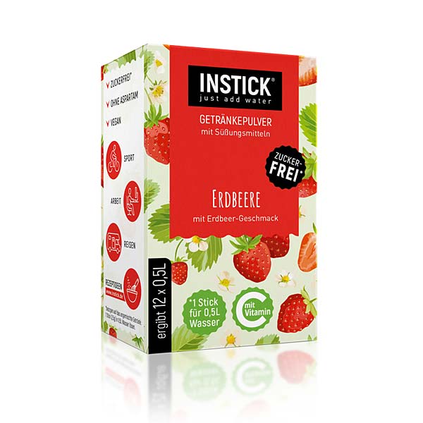 Instick - Erdbeere - 12 x 2.5g