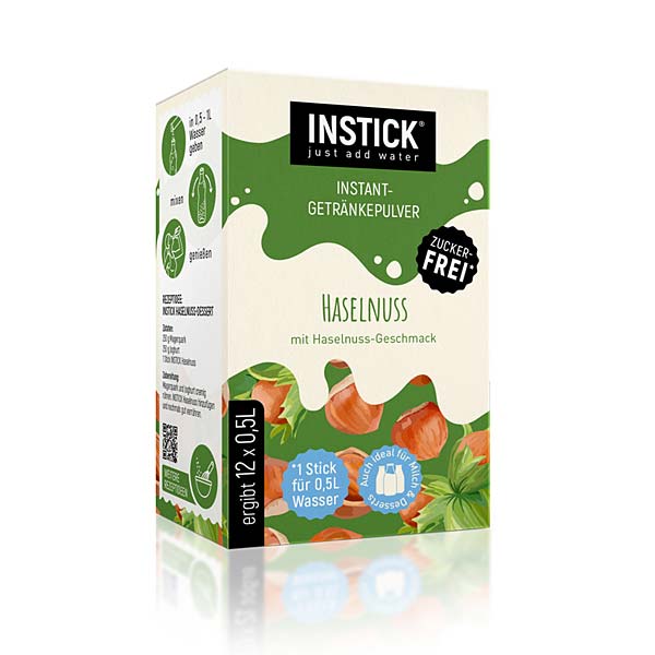 Instick Milk - Haselnuss - 12 x 2g