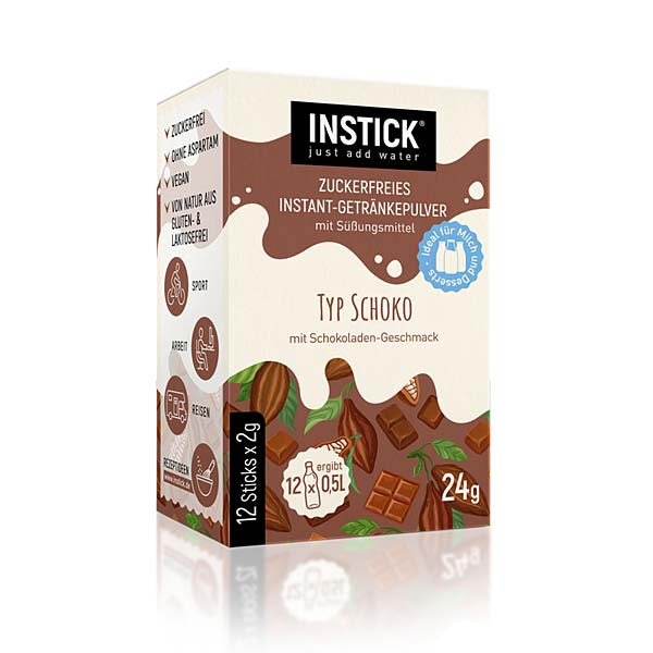 Instick Milk - Schoko- 12 x 2g