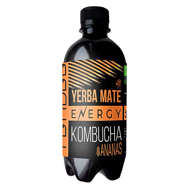 Yerbee Yerba Mate Kombucha Energy - Ananas - Bio
